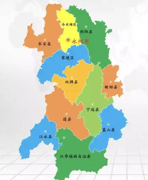 湖南省永州市双牌县现有无症状感染者29例:湖南永州双牌县地图