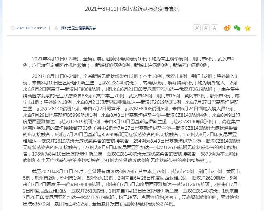 湖北省襄阳市襄城区今冬新增8例涉6省输入病例_襄阳市新增确诊