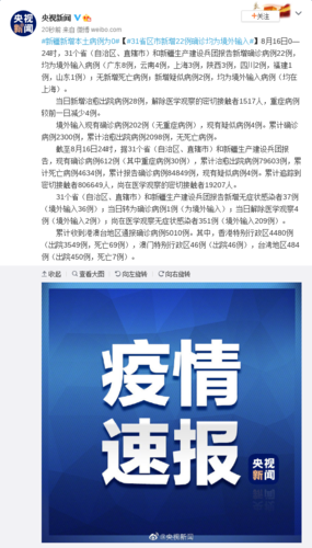 【多地新增1例境外输入涉28省_31省新增28境外输入】