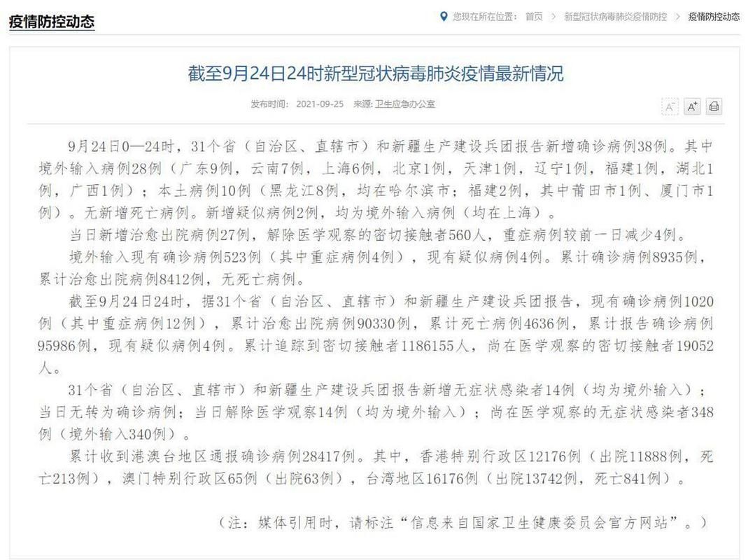 31个省份新增8例重症涉11省市:新增重症病例