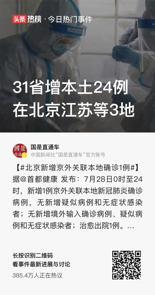 31省区市新增28例核酸阳性及22例无症状/31省区市 新增本土确诊24例