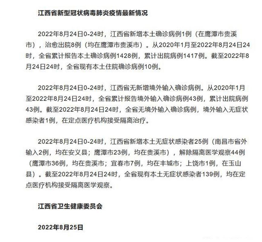 江西省上饶市累计报告本土确诊14例(江西上饶市疫情)