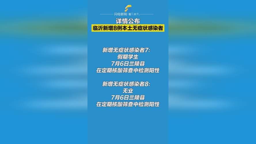 临沂高新技术产业开发区今日无症状感染者曲线图表/临沂新增