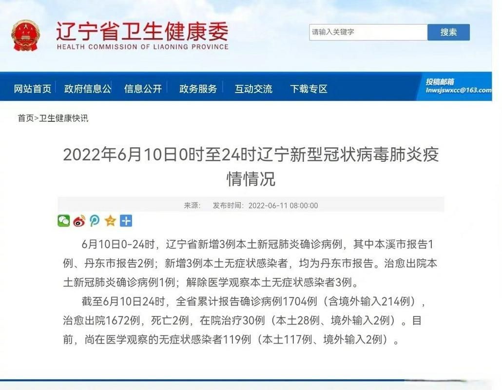 31个省份新增死亡病例8例均在辽宁省丹东市振兴区/丹东新增确诊病例