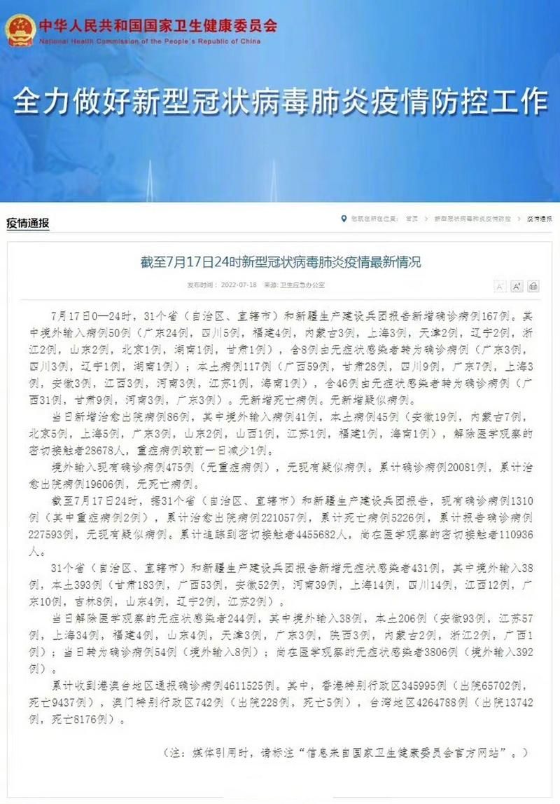31省区市新增14例确诊其中本土21例(31省区市新增确诊124例 本土117例)