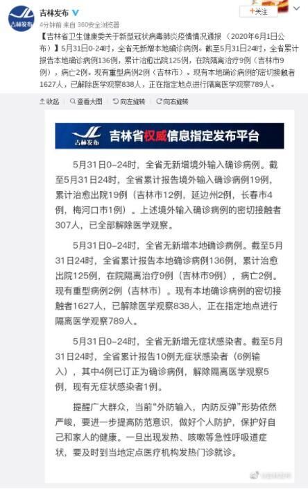 勃利县累计报告死亡病例8例(勃利县最新新闻)