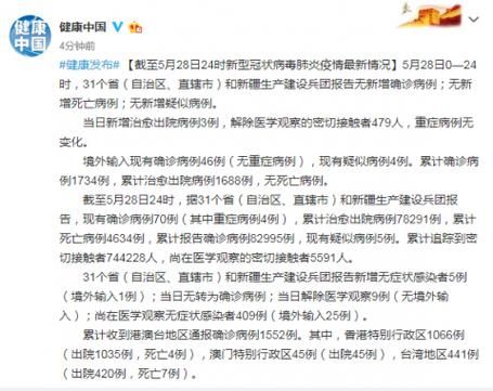 31个省份新增1例无症状感染者涉27省市/31个省区市新增无症状感染者54例